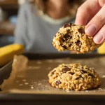 Cookies moelleux aux flocons d’avoine : ma recette sans beurre ni sucre avec seulement 3 ingrédients