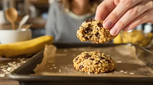 Cookies moelleux aux flocons d’avoine : ma recette sans beurre ni sucre avec seulement 3 ingrédients