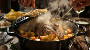 Le gigot à la cuillère d’Alain Ducasse : la recette simplissime du chef pour une viande fondante
