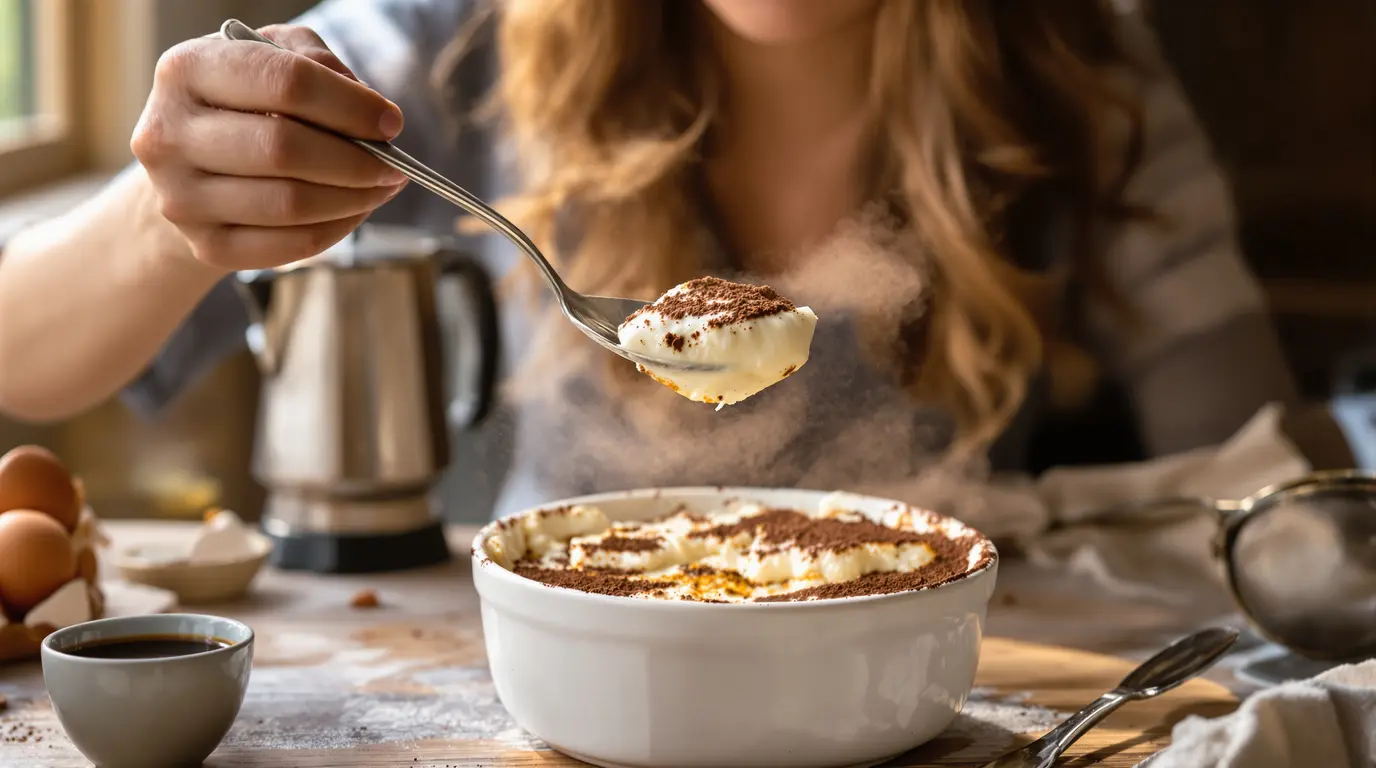 « J’ai remplacé le mascarpone par cet ingrédient » : mon tiramisu maison contient presque 2 fois moins de calories « J’ai remplacé le mascarpone par cet ingrédient » : mon tiramisu maison contient presque 2 fois moins de calories