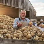 Pas-de-Calais : un agriculteur offre gratuitement ses pommes de terre invendues au lieu de les jeter