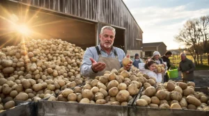 Pas-de-Calais : un agriculteur offre gratuitement ses pommes de terre invendues au lieu de les jeter