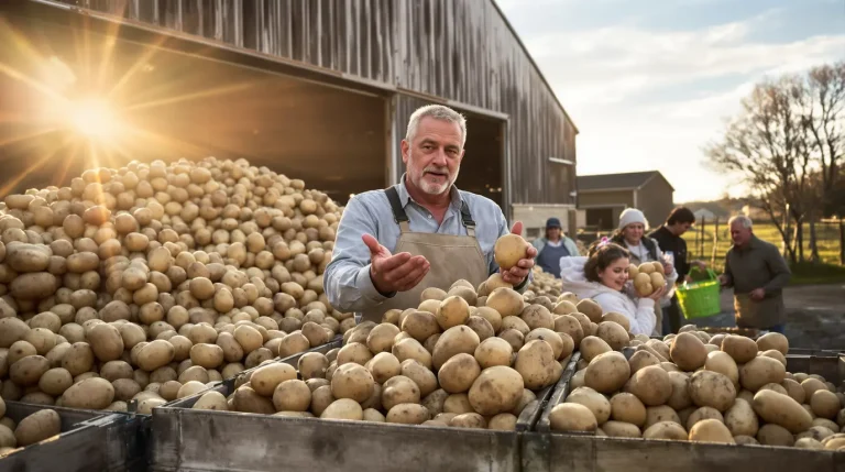 Pas-de-Calais : un agriculteur offre gratuitement ses pommes de terre invendues au lieu de les jeter